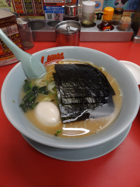 「醤油690円柔/濃/多め」@山岡家 越谷レイクタウン店の写真