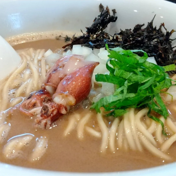 「#濃厚蛍烏賊 #1300円 #白飯 #大 #200円」@煮干中華そば 結。の写真