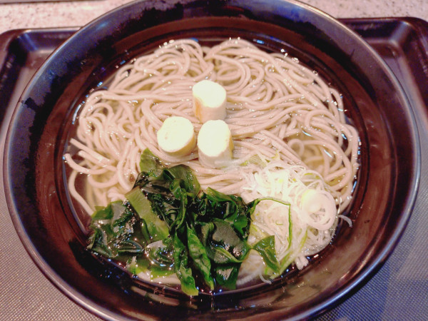 「名代塩そば 470円」@名代 富士そば 昭和通り店の写真