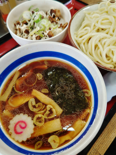 「もりそば チャーシュー丼セット(1,130円)」@武蔵村山大勝軒の写真