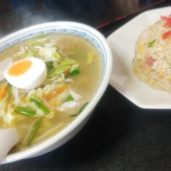 タンメン７５０円＆チャーハン４３０円