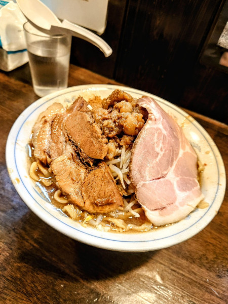 「ラーメン 並 魚粉」@らーめん梵's 埼大前本店の写真