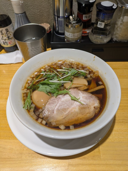 「らぁ麺（黒）」@らぁ麺 富士虎屋 千葉ニュータウン店の写真