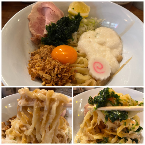 「【限定】グルグルとろろまぜそば800円」@GURU GURU SIROHEBI NOODLE 研究所の写真