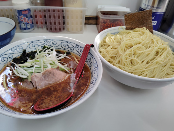 「ネギつけ　特盛」@◯つばき食堂の写真