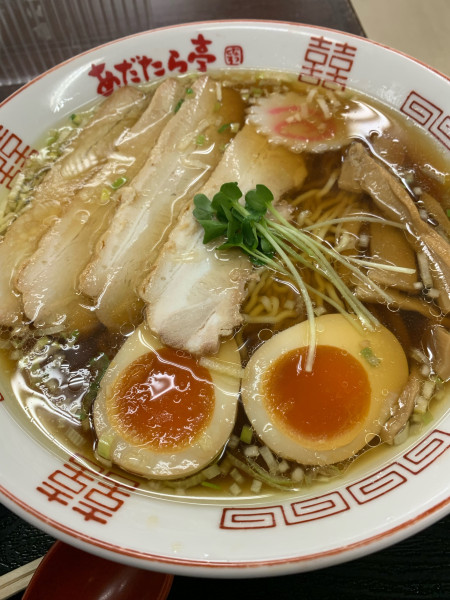 「あだたらチャーシューメン煮卵入り」@お食事処 あだたら亭の写真