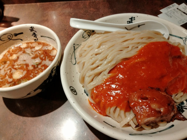 「赤つけ麺2倍」@麺屋武蔵 武骨外伝の写真