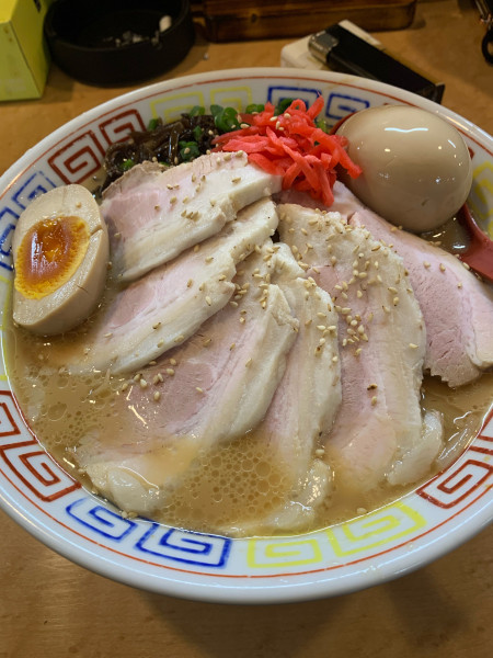 「豚骨醤油チャーシューメン(味付け玉子)」@福助の写真