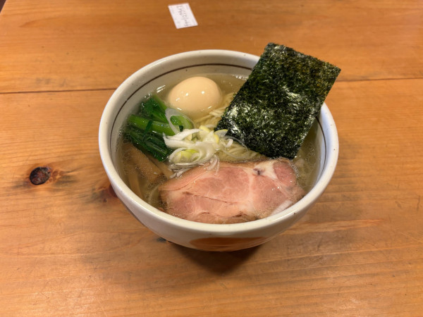 「大盛塩らーめん（900）味付玉子（100）」@らーめん たきたろうの写真