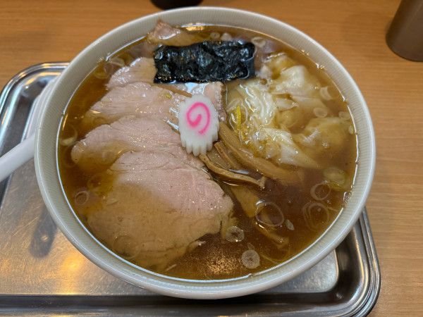 「ワンタンチャーシュー麺大盛」@大宮大勝軒の写真