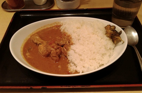 「よもだカレーライス(620円)」@よもだそば 日本橋店の写真