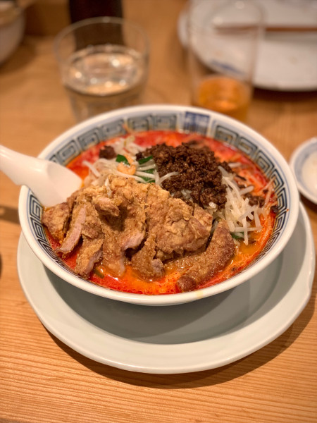 「排骨担々麺」@希須林 赤坂店の写真