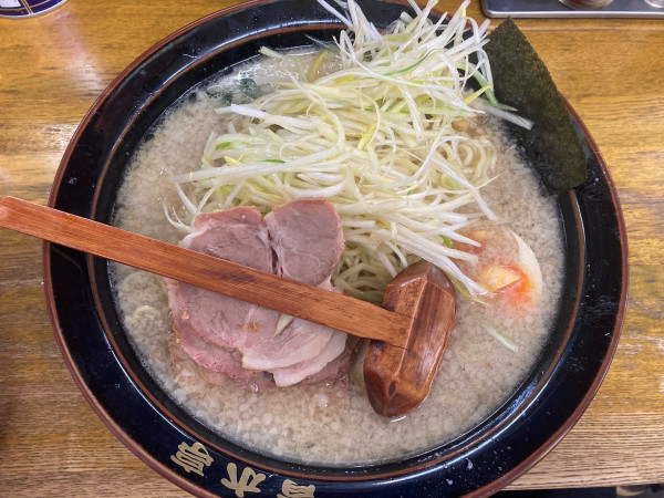 「定番　醤油大＋ネギ」@ラーメン青木亭 川口店の写真