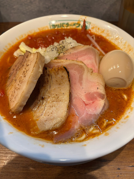 「特製トマトラーメン　チーズご飯セット」@トマトラーメン カッパハウス 国分寺店の写真