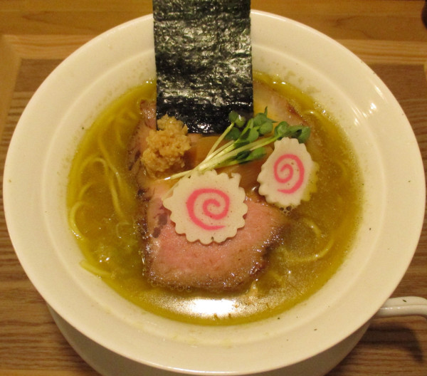 「厳選有機しょうが香るラーメン　1200円」@中華そば ナルトの写真