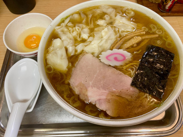 「ワンタン麺  大盛  TPワンタンダブル」@大宮大勝軒の写真