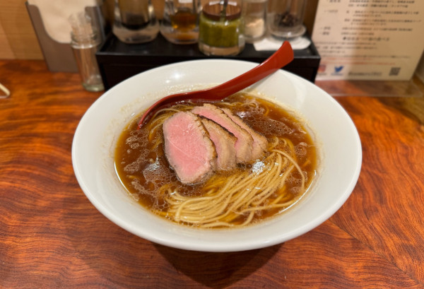 「【試作】鴨そば」@三馬路 東京店の写真