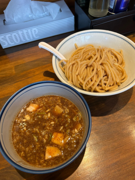 「濃厚つけ麺　1,000円」@めいげんその写真