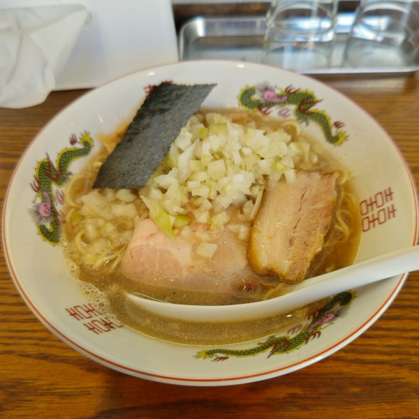 「煮干そば＋玉ねぎ」@中華蕎麦 縁の写真