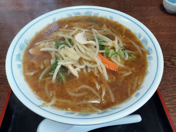 「サッポロみそラーメン 800円」@そば処 大むら 東伊興町店の写真