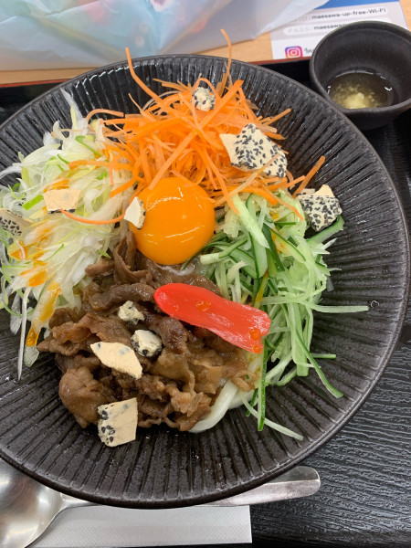 「前沢牛焼肉じゃじゃ麺」@前沢SA 上り線 スナックコーナーの写真