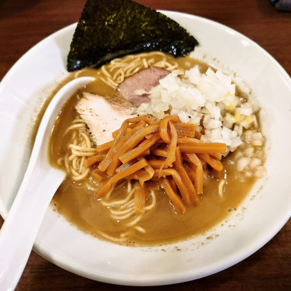 「限定Ａ　濃厚煮干し」@煮干し中華そば 山形屋の写真