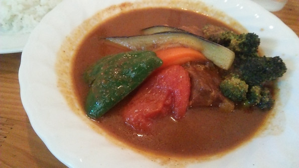 「ポーク野菜カレー 1545円」@スープカレー カムイの写真