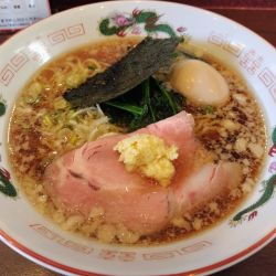 【限定】背脂生姜中華そば　＋味玉：サービス券