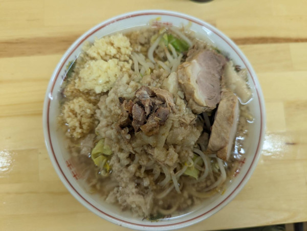 「ミニラーメン　¥900」@ラーメン ガッテン 神栖木崎店の写真