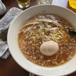 獨協大学近く　ビールとラーメンうまいみせ