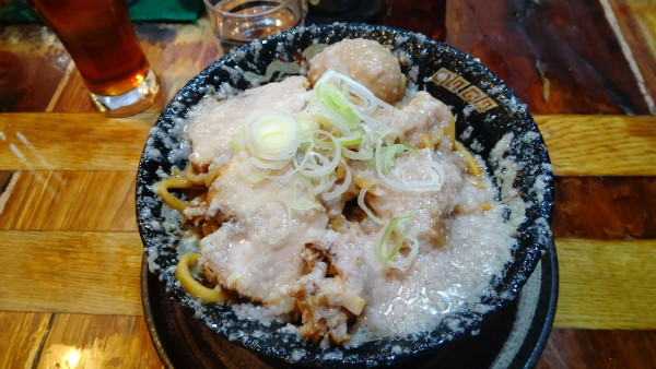 「爆盛脂麺300g」@らーめん 平太周 味庵の写真