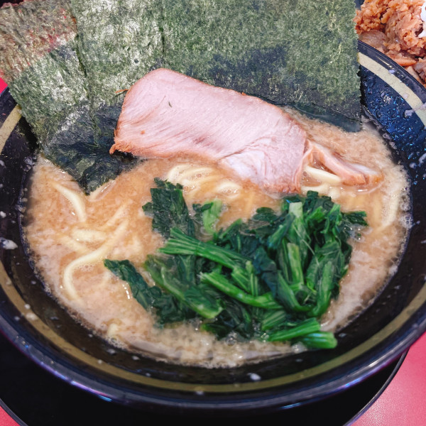 「コテコテラーメン 1,000円 半チャーシューまぶし 150円」@家系ラーメン 王道 神道家の写真