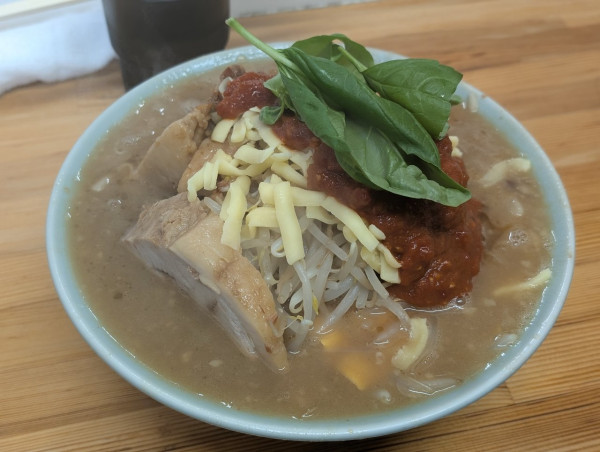 「ピザ汁有り」@ラーメン工藤の写真