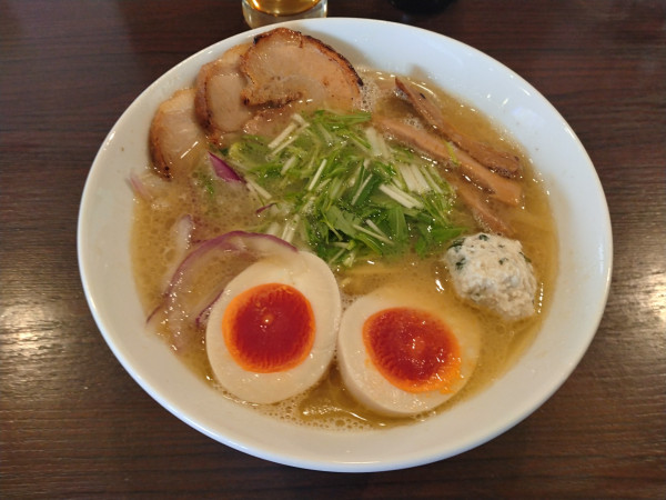 「特製鶏白湯そば(塩)¥1270+小ビール¥400-」@大宮ラーメン Paitan Worksの写真