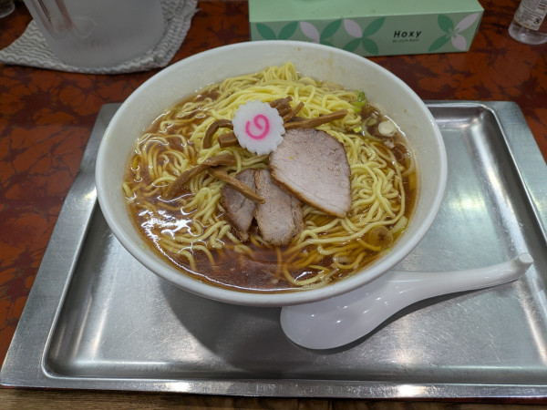 「中華そば　大盛　硬め濃いめ」@赤坂味一の写真