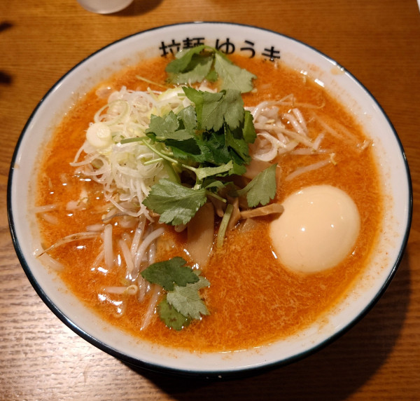 「辛味噌味玉らーめん(1020円)」@拉麺 ゆうきの写真