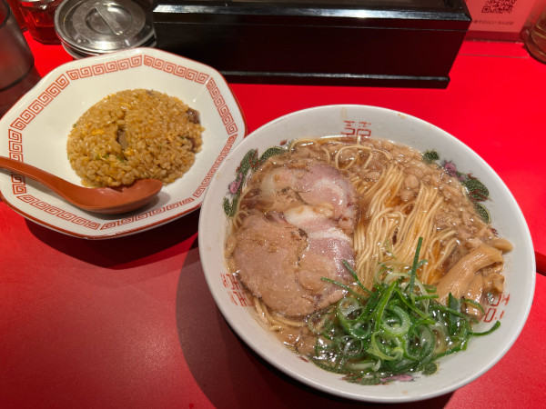 「中華そばセット」@ふじい 難波千日前店の写真