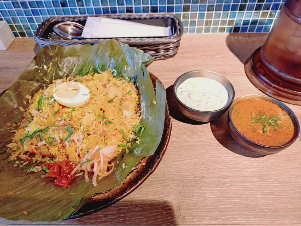 「ビリヤニ＋ミニカレープレート　１３００円」@すぱいし家の写真