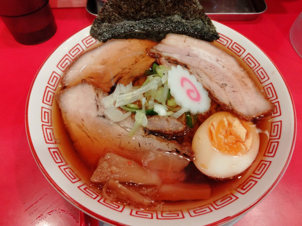 「チャーシュー麺」@餃飯軒 船橋南口店の写真