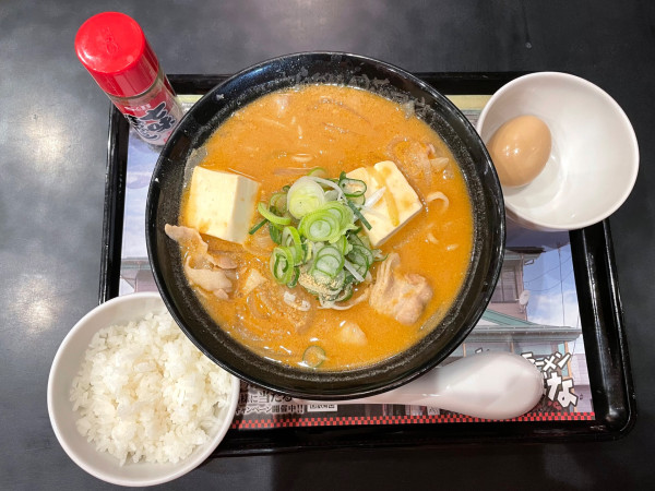 「【期間限定】とん汁ラーメンたちばな ミニライスセット990円」@らあめん花月嵐 川越バイパス店の写真