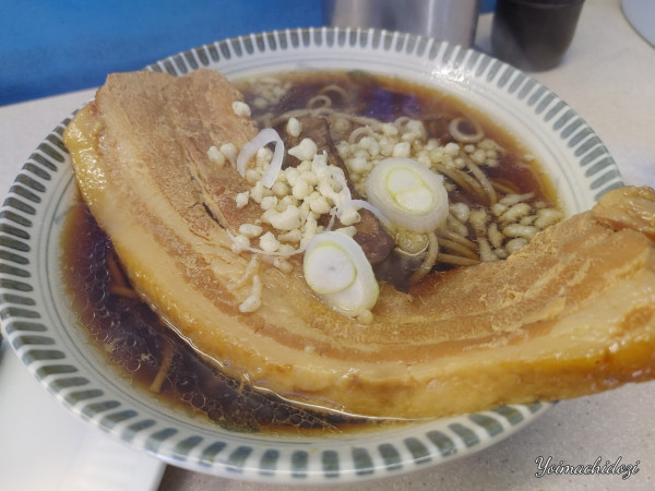 「厚肉そば（750円）」@豊しま 飯田橋店の写真