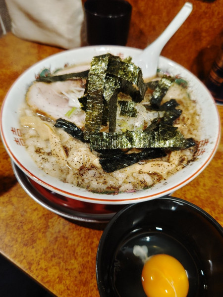 「背脂醤油拉麺(1,250円)」@麺の蔵 かめだ屋の写真