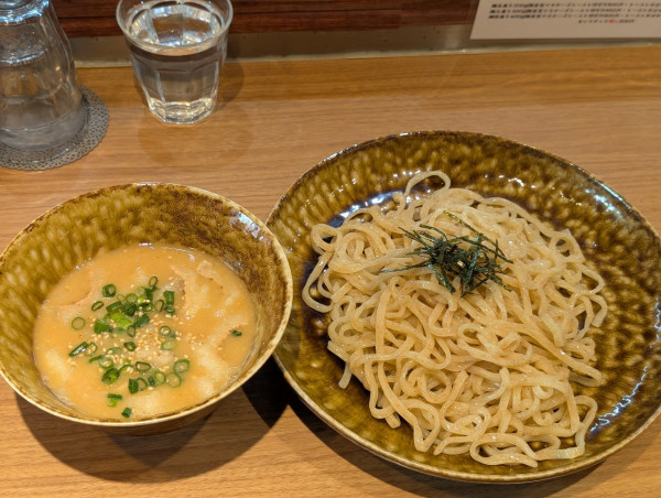 「信州トリプル味噌鶏白湯つけsoba」@鶏Soba Toraやの写真