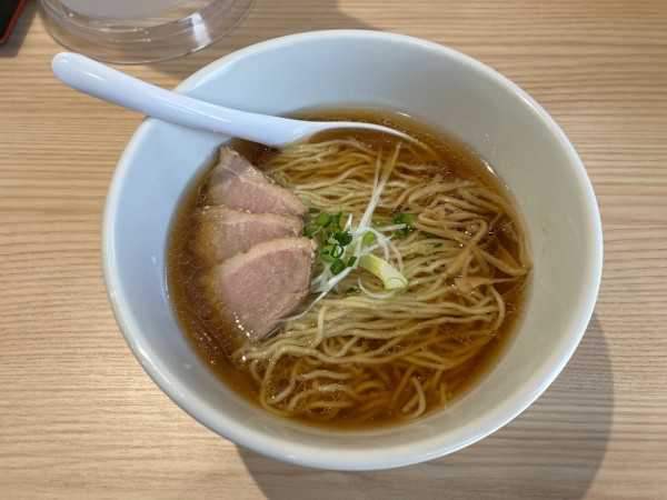 「鴨出汁中華そば」@中華そば あき乃の写真