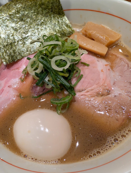 「黒豚味玉・焼豚増し」@中華そば 多繋の写真