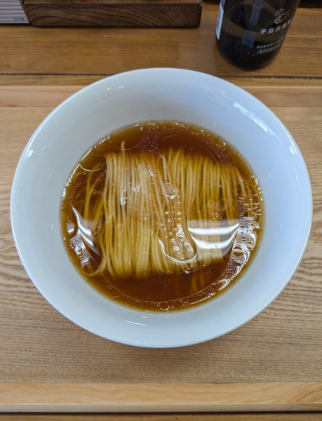 「醤油 かけそば」@YOKOKURA STOREHOUSEの写真
