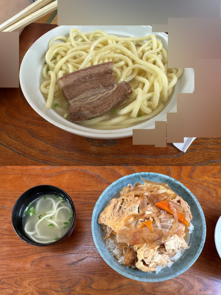 「みやこそば（小）550円」@山ちゃん食堂の写真