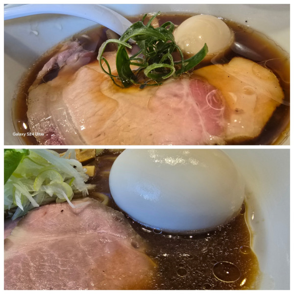 「限定　赤だし中華蕎麦(大盛)」@宍道湖しじみ中華蕎麦 琥珀 東京本店の写真