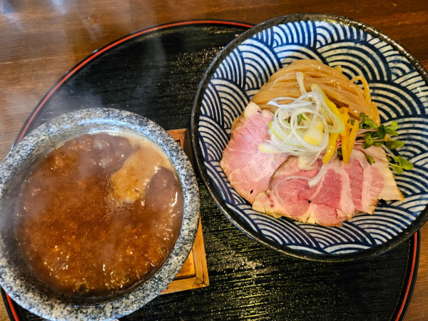 「魚介鶏つけ麺梅」@あをによしの写真