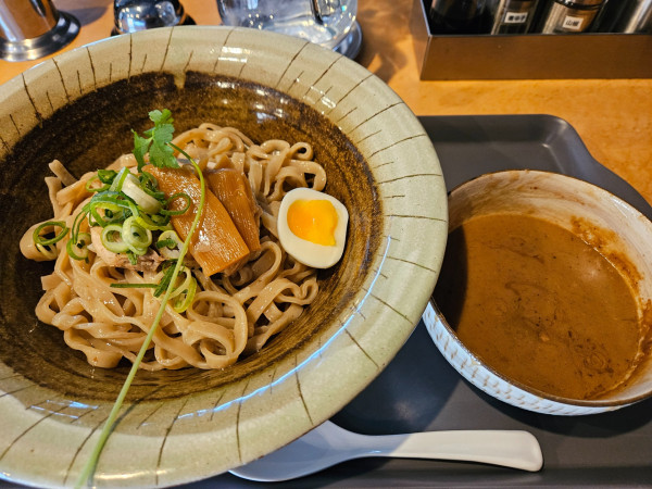 「白湯つけ麺(濃厚豚鶏魚介)」@麺屋 もりき 生駒の写真